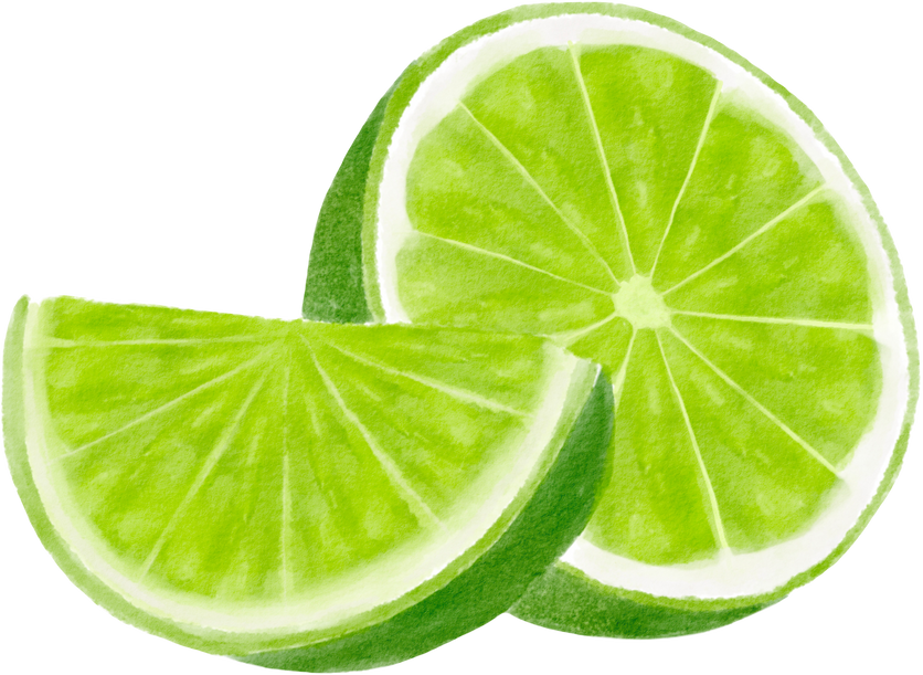 lime watercolor